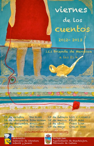 Cartel final "Viernes de los cuentos"; I.E.S. Brianda de Mendoza, Guadalajara 2012-2013