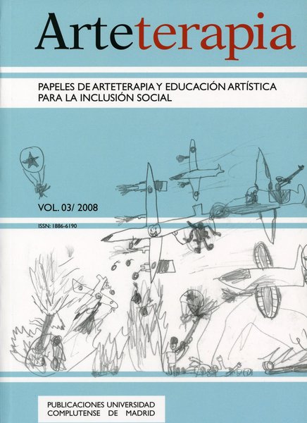 Portada de la Revista Arteterapia n.º 3 Papeles de arteterapia y educación artística para la inclusión social; Universidad Complutense de Madrid, 2008